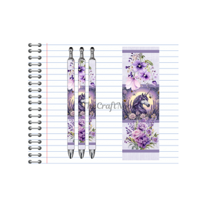 Refillable Pens, Unicorn Images multiple options and Images available. TheCraftNook