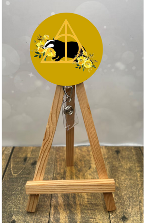 Badger House Pride badge pulls. Multiple Images available. Add beads or shimmer glitter options. TheCraftNook