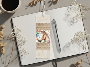 Aluminum Metal Bookmarks, Horse Images TheCraftNook