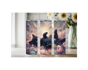 20 oz Sip with Cattitude tumbler TheCraftNook