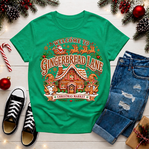 Gingerbread Lane T-Shirt TheCraftNook