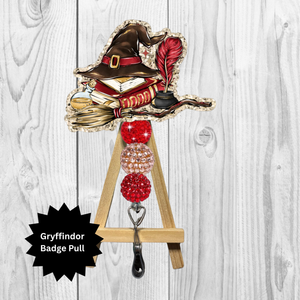 Lion House badge pull TheCraftNook