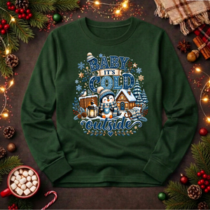 Cold Outside Long Sleeve Tee TheCraftNook