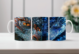 Majestic Dragon Scales Coffee Mug TheCraftNook