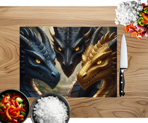 Majestic Dragon Scales Cutting Board TheCraftNook