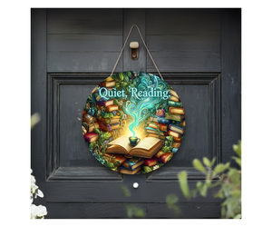 Book Nook Door Signs TheCraftNook