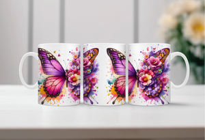 Butterfly Mugs. Two Sizes and Multiple images to choose from. TheCraftNook