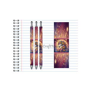 Refillable Pens, Unicorn Images multiple options and Images available. TheCraftNook
