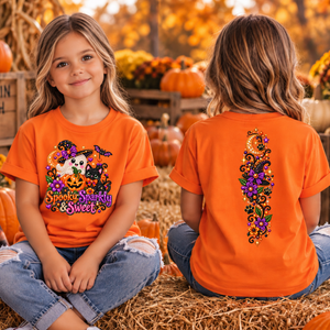 Kids Spooky Sparkly Sweet Front and Back Geaphics TheCraftNook