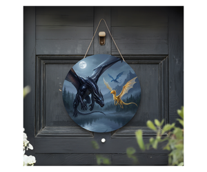 Enter the Dragon’s Lair Welcome Sign TheCraftNook