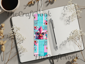 Aluminum Metal Bookmarks, Chicken Images TheCraftNook