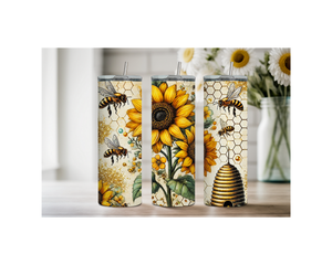40 and 30 oz Honeybee Stainless Steel Tumblers. Multiple Images Available TheCraftNook