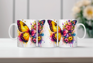 Butterfly Mugs. Two Sizes and Multiple images to choose from. TheCraftNook