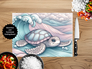 Sea Turtle Cutting Board TheCraftNook