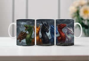 Majestic Dragon Scales Coffee Mug TheCraftNook