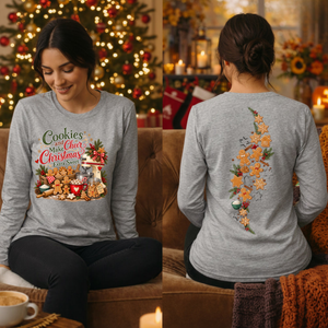 Cookies and Cheer Long Sleeve Tee TheCraftNook