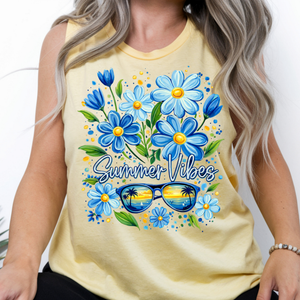Summer Vibe Tank – Garment-Dyed Comfort Colors Tank TheCraftNook