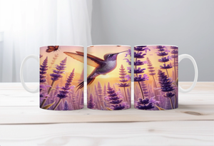 Sip with a Little Flutter Hummingbird Mugs. Two Sizes and Multiple images to choose from. TheCraftNook