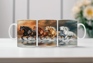 Horse Image Coffee Mugs Grace in Motion TheCraftNook