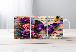 Butterfly Mugs. Two Sizes and Multiple images to choose from. TheCraftNook