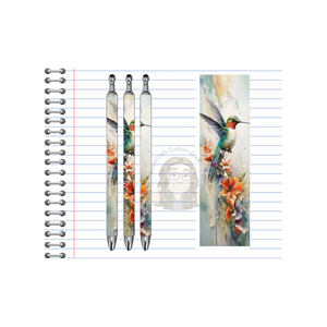 Refillable Pens, Hummingbird Images. Let your writing bloom. 🌸✨multiple options and Images available TheCraftNook