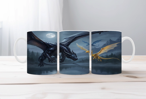 Majestic Dragon Scales Coffee Mug TheCraftNook