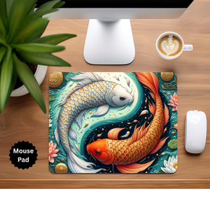 Koi Fish Mouse Pad TheCraftNook