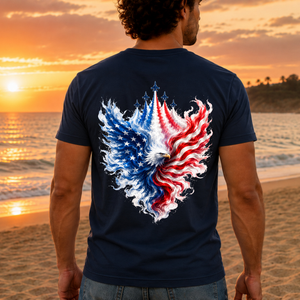 4th of July Fighter Jet Tee TheCraftNook