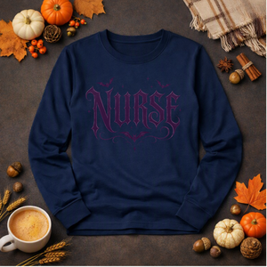 Gothic Nurse Long Sleeve Tee TheCraftNook