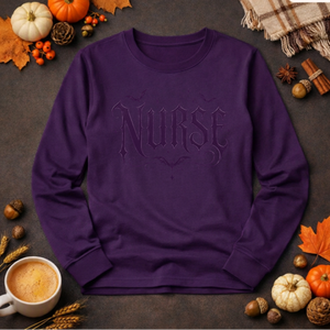 Gothic Nurse Long Sleeve Tee TheCraftNook