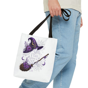 Yes I Can Drive a Stick Halloween Tote Bag | All-Over Print Printify