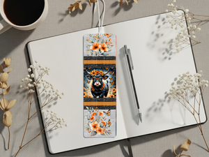 Aluminum Metal Bookmarks, Highland Cow Images For readers who prefer their page‑holders with bangs and horns TheCraftNook