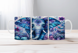 Elephant Image Coffee Mugs. Multiple images to choose from with personalization options. TheCraftNook