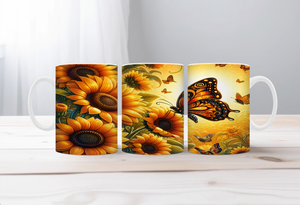 Butterfly Mugs. Two Sizes and Multiple images to choose from. TheCraftNook