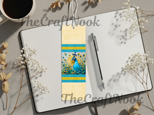 Aluminum Metal Bookmarks, Peacock Images, A little luxury for every chapter TheCraftNook