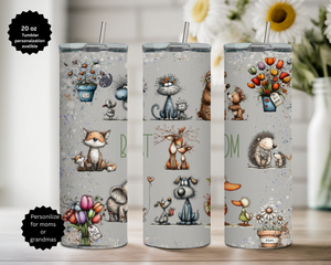 All Mother's 20 oz Stainless Steel Tumbler - Human, and Paws TheCraftNook
