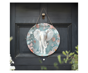 Good Vibes, Good Luck Elephant Sign TheCraftNook
