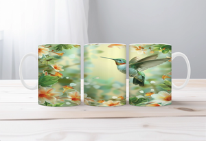 Sip with a Little Flutter Hummingbird Mugs. Two Sizes and Multiple images to choose from. TheCraftNook
