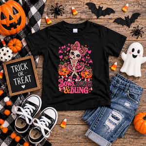 kids Bow Bones bling TheCraftNook