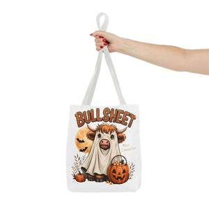BullSheet Halloween Tote Bag Printify
