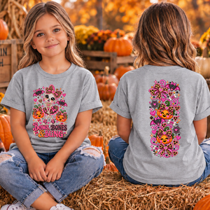 Kids Bows Bones Bling Front and Back Graphics TheCraftNook