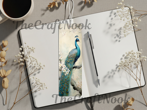 Aluminum Metal Bookmarks, Peacock Images, A little luxury for every chapter TheCraftNook