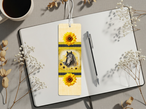 Aluminum Metal Bookmarks, Horse Images TheCraftNook
