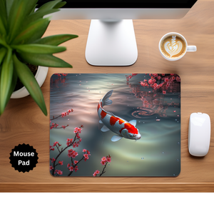 Koi Fish Mouse Pad TheCraftNook