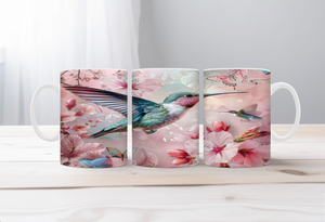Sip with a Little Flutter Hummingbird Mugs. Two Sizes and Multiple images to choose from. TheCraftNook