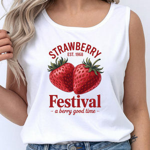 Strawberry Tank Top | TheCraftNook TheCraftNook