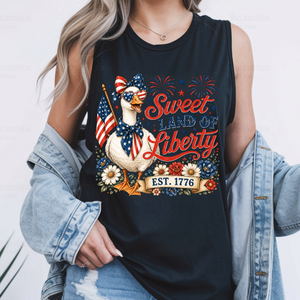 Sweet Land of Liberty Tank TheCraftNook