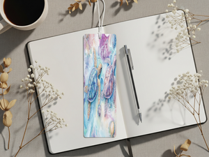 Aluminum Metal Bookmarks, Sea Turtle Images Bring a splash of the sea to every page TheCraftNook