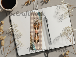 Caffeine & Chapters Bookmark. Aluminum Metal Bookmarks TheCraftNook
