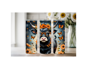 20 oz Highland Cutie Country Stainless Steel Tumbler. Multiple Images Available. TheCraftNook